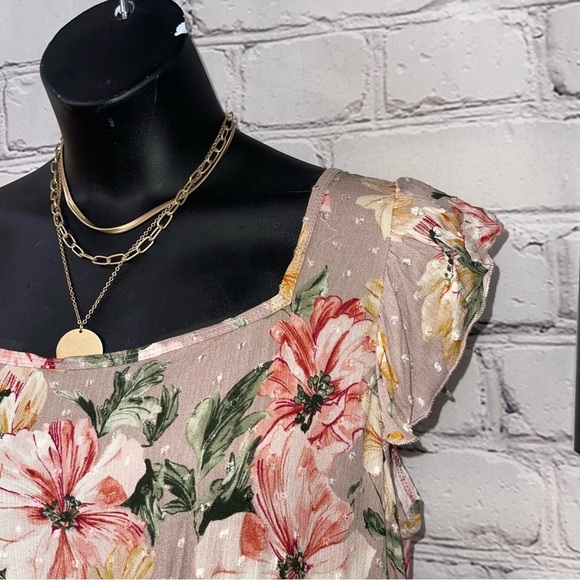 Blakeley mauve Sloan floral boho blouse - Picture 5 of 5